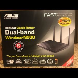 ASUS Dual-Band wireless N-900 Gigabit router RT-N66U